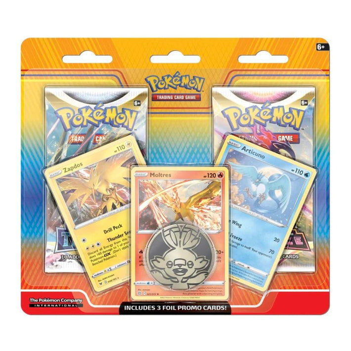 Pokemon TCG: Silver Tempest + Astral Radiance Enhanced 2 - pack blister with Moltres, Zapdos, Articuno - Awesome Deals Deluxe