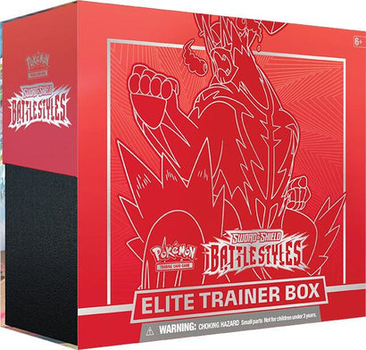 Pokemon TCG: Sword & Shield Battle Styles Elite Trainer Box - Single Strike Urshifu (Red) - Awesome Deals Deluxe