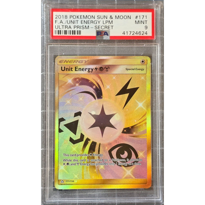 Pokémon TCG - Unit Energy 171/156 - Graded Mint 9 PSA - Awesome Deals Deluxe