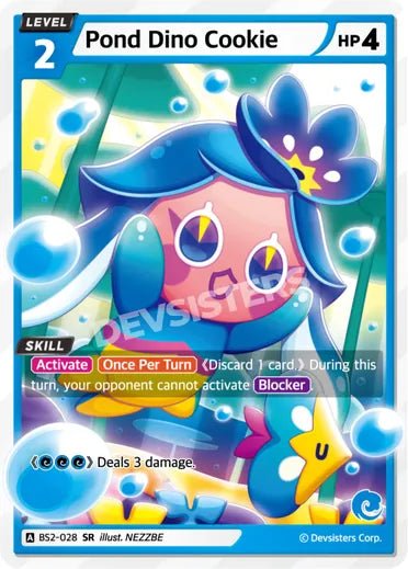 Pond Dino Cookie (SR) - Awesome Deals Deluxe