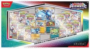 Prismatic Evolutions Lucario ex & Tyranitar ex Premium Collection - Awesome Deals Deluxe