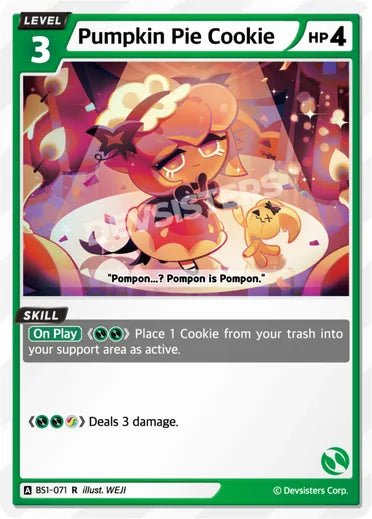 Pumpkin Pie Cookie (RARE) - Awesome Deals Deluxe