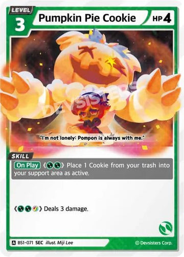 Pumpkin Pie Cookie (SR) - Awesome Deals Deluxe