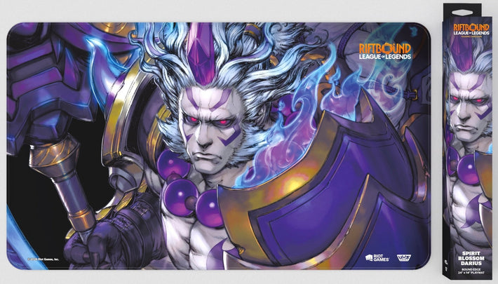 Riftbound League of Legends: Spiritforged Playmat - Spirit Blossom Darius - Awesome Deals Deluxe