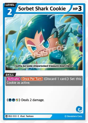 Sorbet Shark Cookie - Awesome Deals Deluxe