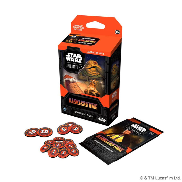 Star Wars Unlimited: A Lawless Time Spotlight Deck - Jabba The Hut / Leia Organa - Awesome Deals Deluxe