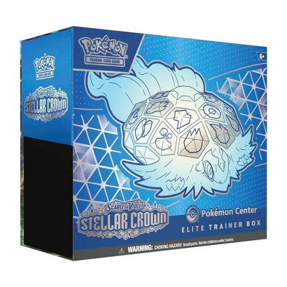 Stellar Crown Pokemon Center Elite Trainer Box (Exclusive) - SV07: Stellar Crown (SCR) - Awesome Deals Deluxe