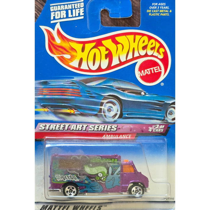 Street Art Series Ambulance - Hot Wheels - Awesome Deals Deluxe