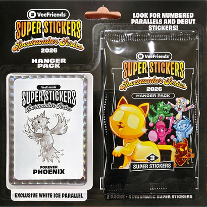 Super Stickers Spectacular Series 2026 - Hanger Pack (Forever PHOENIX) - Awesome Deals Deluxe