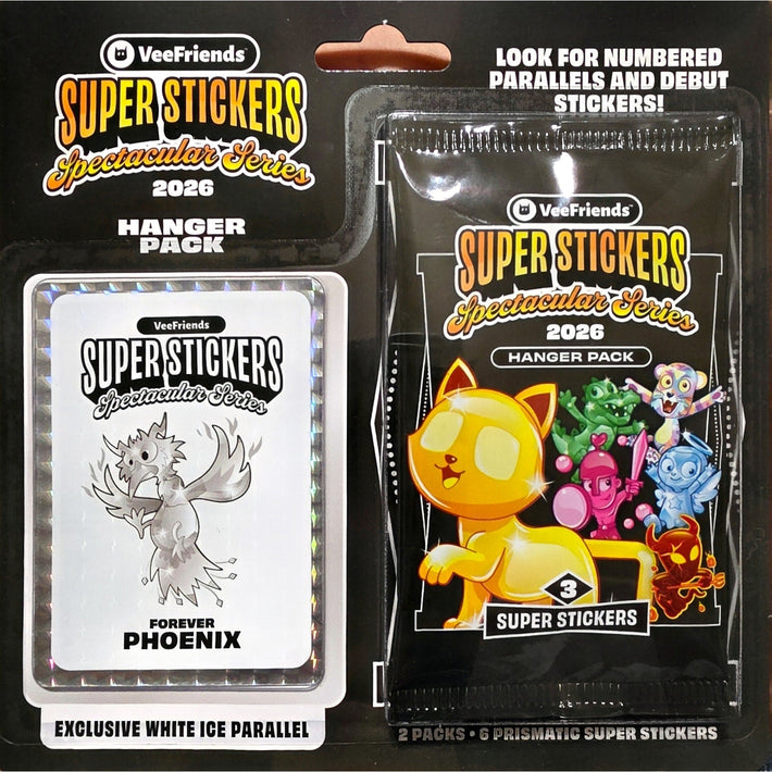 Super Stickers Spectacular Series 2026 - Hanger Pack (Forever PHOENIX) - Awesome Deals Deluxe