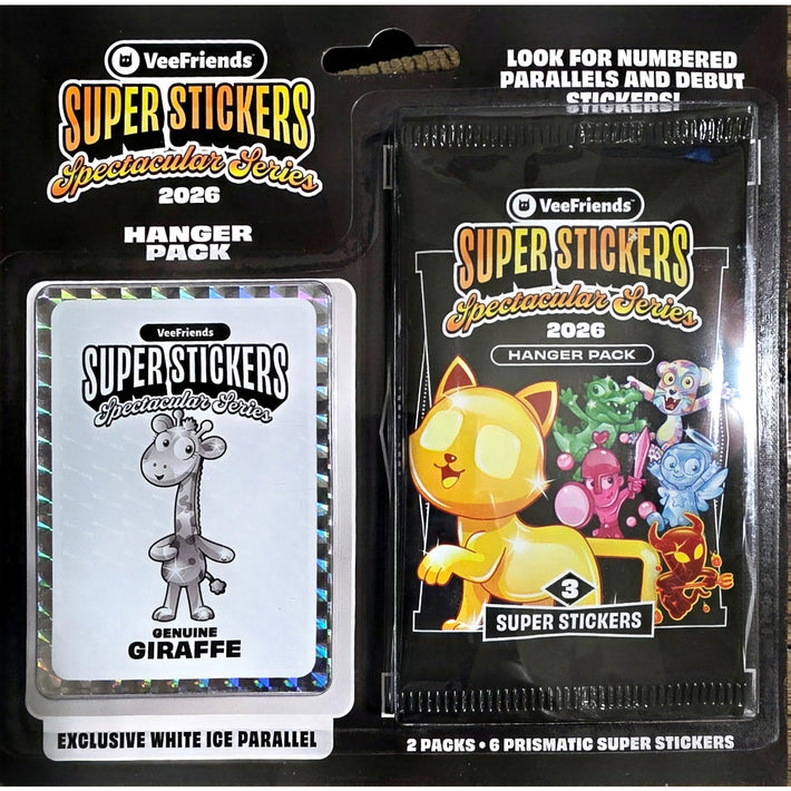 Super Stickers Spectacular Series 2026 - Hanger Pack (Genuine GIRAFFE) - Awesome Deals Deluxe