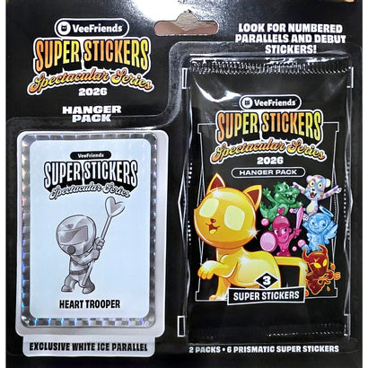 Super Stickers Spectacular Series 2026 - Hanger Pack (HEART TROOPER) - Awesome Deals Deluxe