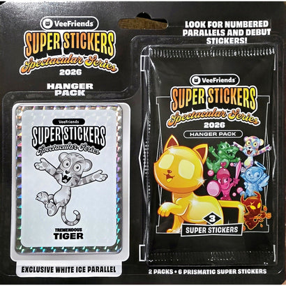 Super Stickers Spectacular Series 2026 - Hanger Pack (Tremendous Tiger) - Awesome Deals Deluxe