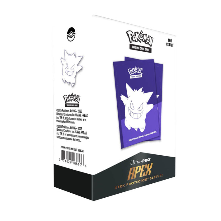 Ultra Pro: Apex Deck Protector Sleeves - Pokemon Elite Series Gengar - Awesome Deals Deluxe