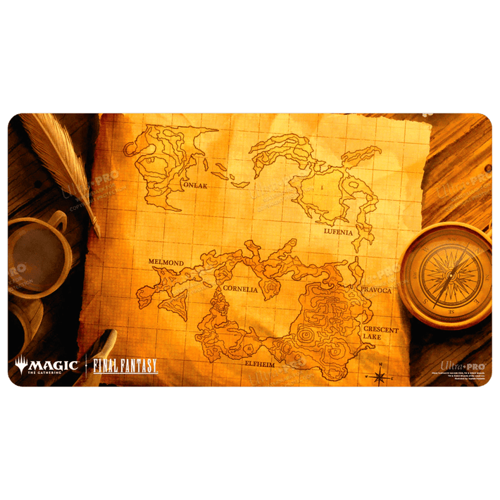 Ultra Pro Playmat - Magic the Gathering Final Fantasy - World Map Playmat - Awesome Deals Deluxe