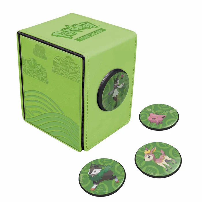 Ultra Pro - Pokemon Gallery Series - Alcove Click Deck Box (Morning Meadow) - Awesome Deals Deluxe