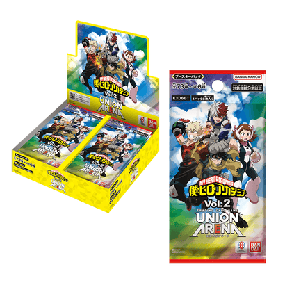 Union Arena Japanese: My Hero Academia Volume 2 [EX06BT] Booster Box - Awesome Deals Deluxe