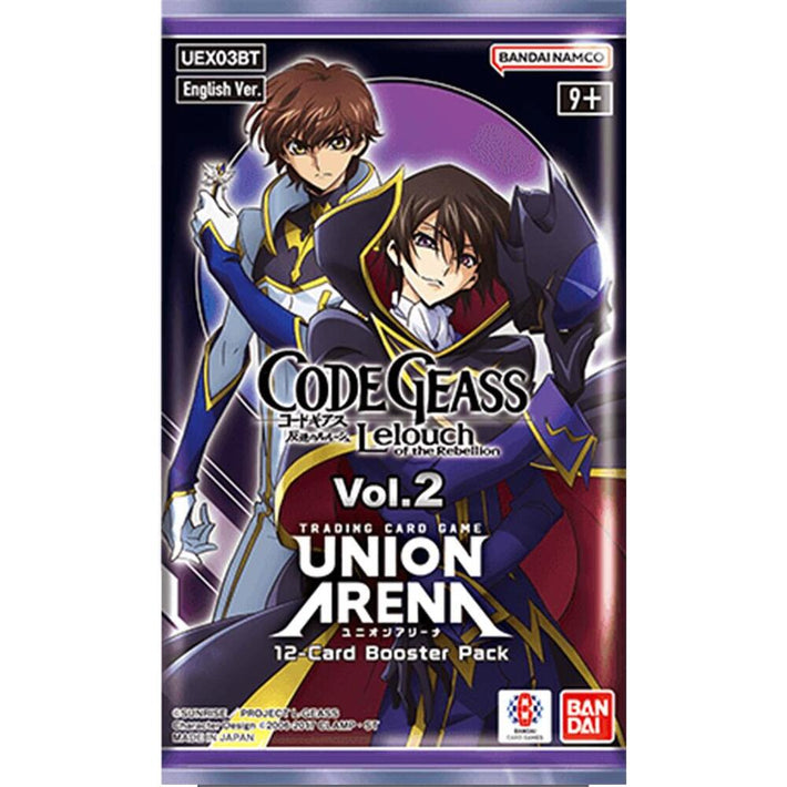 Union Arena TCG: CODE GEASS: Lelouch of the Rebellion Volume 2 Booster Pack (UEX03BT) - Awesome Deals Deluxe