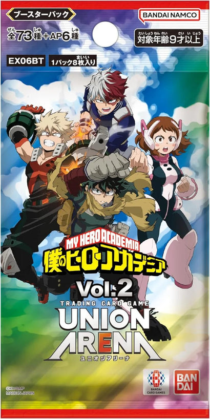 Union Arena TCG - My Hero Academia Volume 2 (EX06BT) Booster Pack (Japanese) - Awesome Deals Deluxe