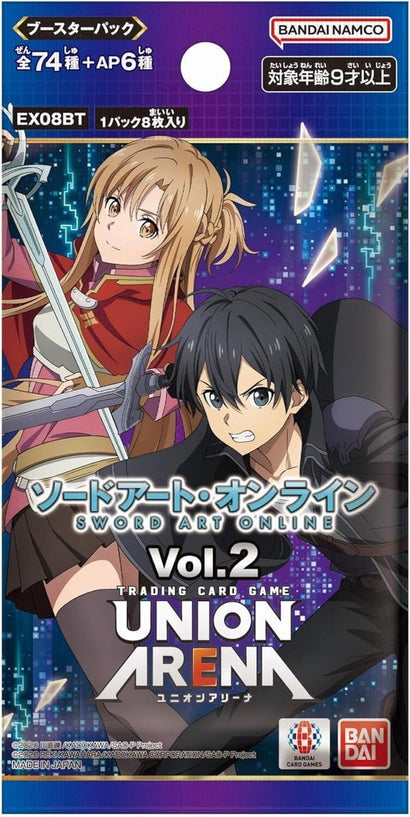 Union Arena TCG - Sword Art Online Vol.2 (EX08BT) Booster Pack (Japanese) - Awesome Deals Deluxe