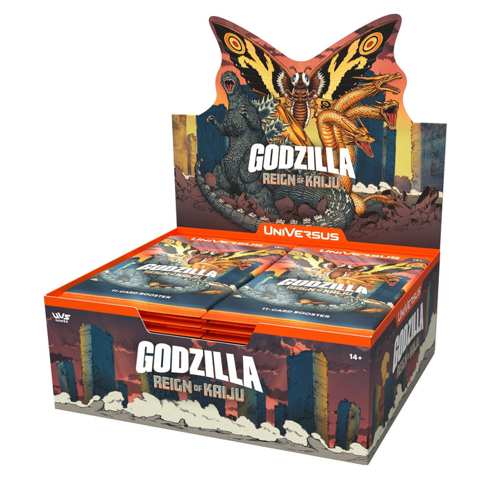 UniVersus CCG: Godzilla Reign Of Kaiju Booster Box - Awesome Deals Deluxe