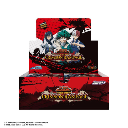 UniVersus CCG: My Hero Academia - Crimson Rampage 1st Edition Booster Box - Awesome Deals Deluxe