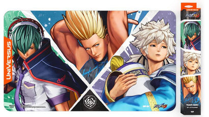 UniVersus CCG: The King Of Fighters XV Challenger Series PLAYMAT - Awesome Deals Deluxe