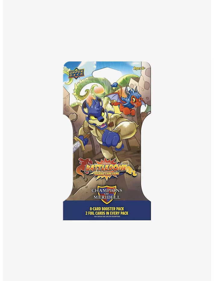 Upper Deck Neopets Battledome TCG Champions Of Meridell Sleeved Booster Pack - Awesome Deals Deluxe