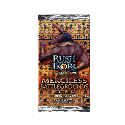 Upper Deck - Rush of Ikorr TCG - Merciless Battlegrounds Act 1 Part 2 - Booster Pack - Awesome Deals Deluxe
