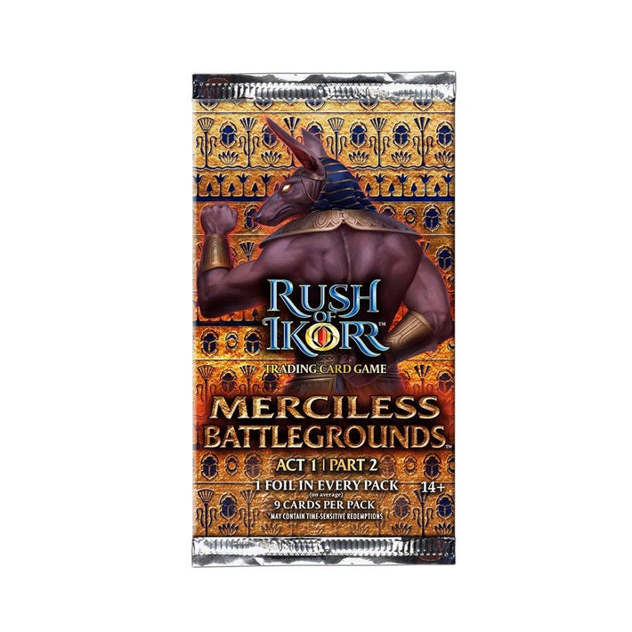 Upper Deck - Rush of Ikorr TCG - Merciless Battlegrounds Act 1 Part 2 - Booster Pack - Awesome Deals Deluxe
