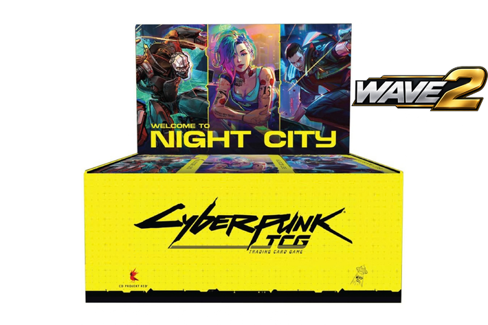 (Wave 2 Pre-Order) CYBERPUNK TCG - Welcome to Night City Booster Box - Awesome Deals Deluxe
