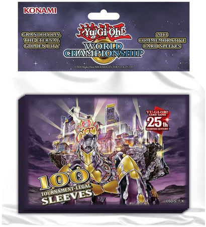 Yu - Gi - Oh! TCG: Grandopolis, The Eternal Golden City - 2013 World Championship Commemorative Card Sleeves - Awesome Deals Deluxe