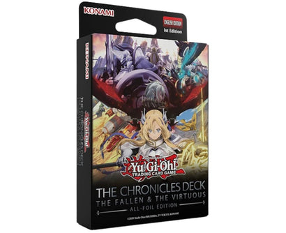 Yu - Gi - Oh! The Chronicles Deck: The Fallen & The Virtuous All - Foil Edition - Awesome Deals Deluxe