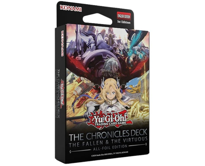 Yu - Gi - Oh! The Chronicles Deck: The Fallen & The Virtuous All - Foil Edition - Awesome Deals Deluxe