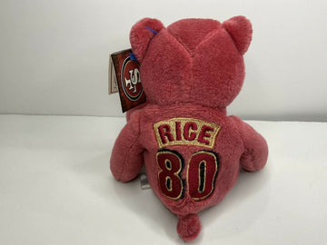 1998 Limited Treasures Pro Bears San Francisco 49ers Jerry Rice # 80 Bean Bear - Awesome Deals Deluxe