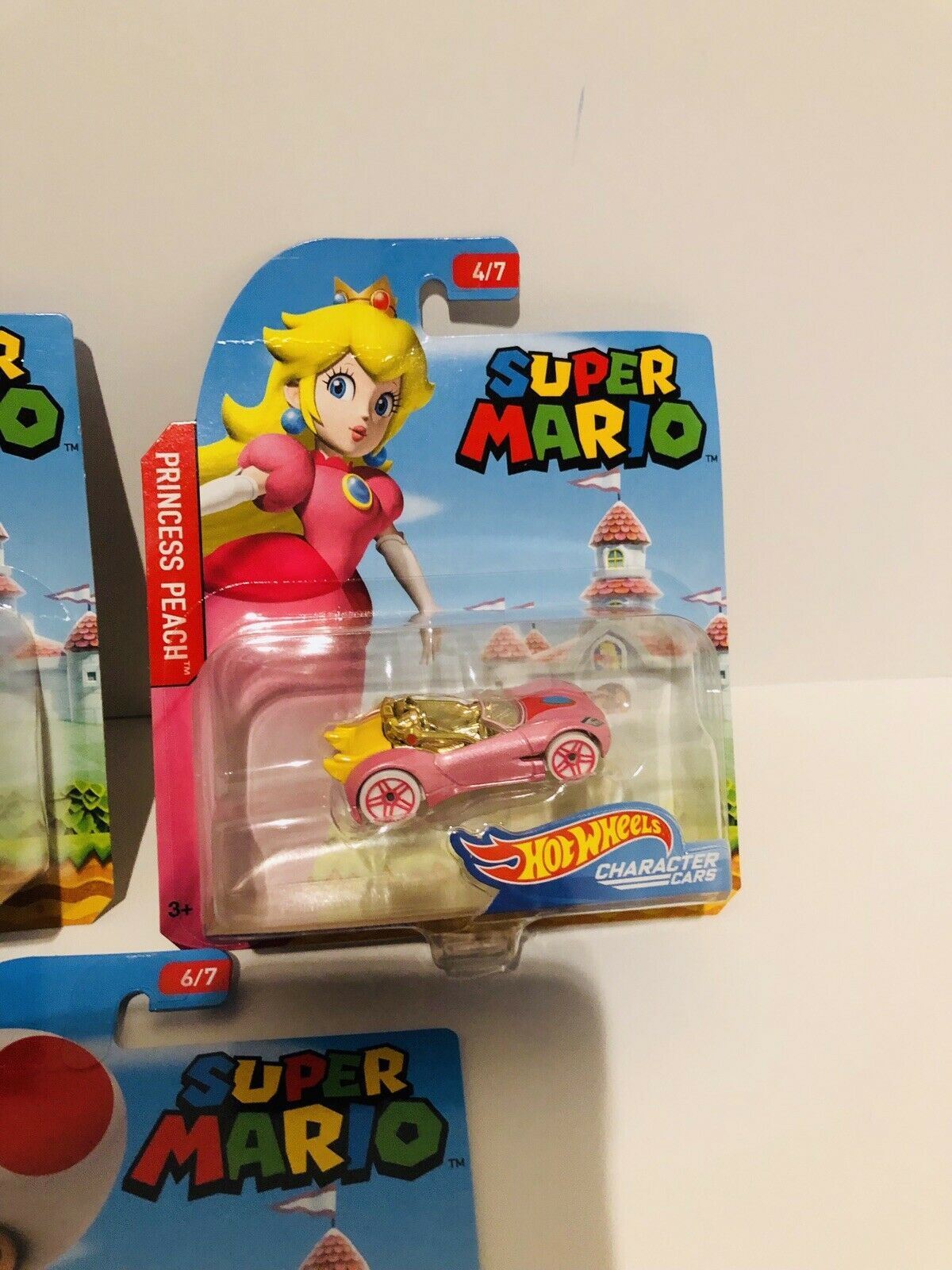Hot Wheels Super Mario Character Cars Princess Peach 