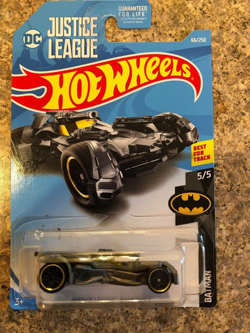 2018 HOT WHEELS BATMAN SERIES JUSTICE LEAGUE BATMOBILE 5/5 - Awesome Deals Deluxe