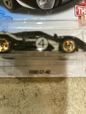 2021 Hot Wheels 78/250 FORD GT-40 1/10 THEN AND NOW BLACK GUM BALL 3000 #4 - Awesome Deals Deluxe