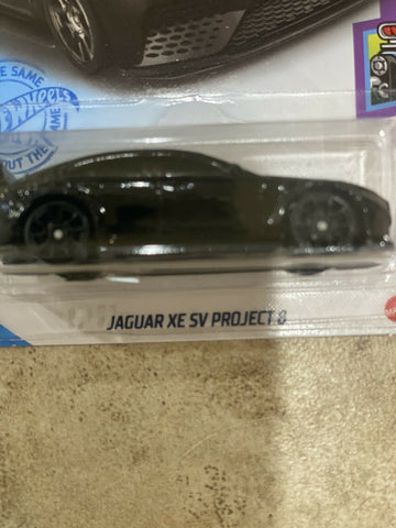 2021 Hot Wheels #85 HW Torque Jaguar XE SV Project 8 black New. - Awesome Deals Deluxe