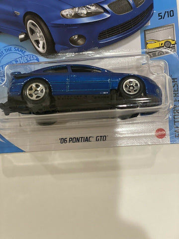 2021 Hot Wheels #87 J & K Case Blue 06 Pontiac GTO Factory Fresh - Awesome Deals Deluxe