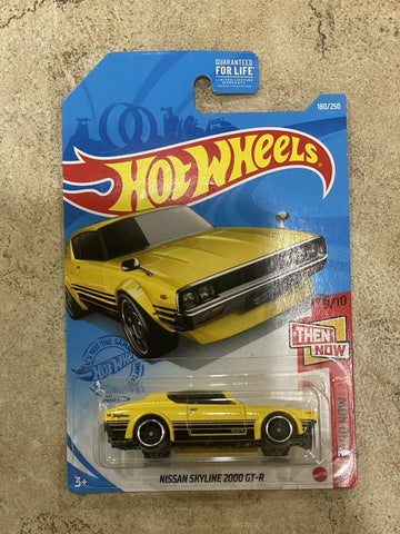 2021 Hot Wheels NISSAN SKYLINE 2000 GT-R Yellow Then And Now, New. - Awesome Deals Deluxe