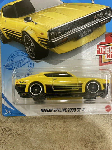 2021 Hot Wheels NISSAN SKYLINE 2000 GT-R Yellow Then And Now, New. - Awesome Deals Deluxe