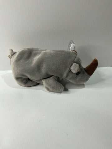 TY Beanie Baby - Spike The Rhinoceros - 1996