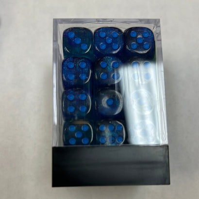 Chessex 12MM Dice (Blue / Blue) - Awesome Deals Deluxe