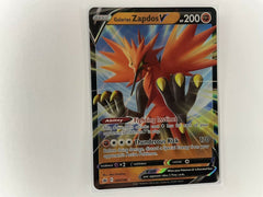 rare zapdos card Galarian Zapdos V 080/198 Chilling Reign NM Full Art Ultra Rare Pokemo