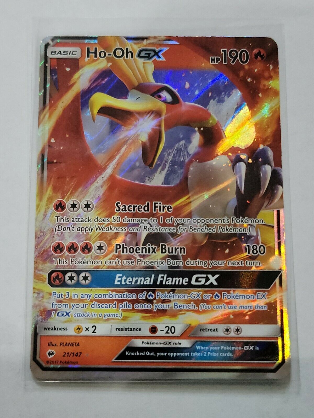 Ho-Oh GX - 21/147 - Pokemon TCG - Sun & Moon Burning Shadows Ho-Oh GX - 21/147 - Pokemon TCG - Sun & Moon Burning Shadows