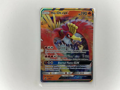 HO-OH GX SM57 Black Star Promo ULTRA RARE Holo Pokemon Card MINT - Awesome Deals Deluxe