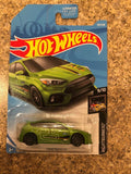 Hot Wheels 2019 Nightburnerz Series #139 Ford Focus RS Green