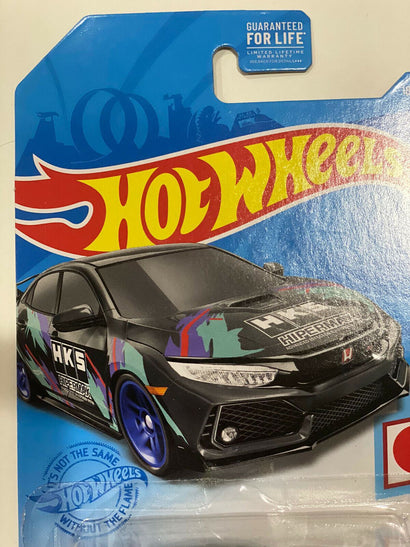 Hot Wheels - 2021 HW J-Imports 6/10 2018 Honda Civic Type R 186/250 (BBGTB06) - Awesome Deals Deluxe