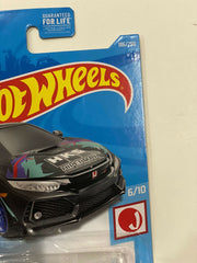 Hot Wheels - 2021 HW J-Imports 6/10 2018 Honda Civic Type R 186/250 (BBGTB06) - Awesome Deals Deluxe
